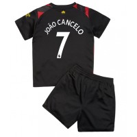 Manchester City Joao Cancelo #7 Fotballklær Bortedraktsett Barn 2022-23 Kortermet (+ korte bukser)